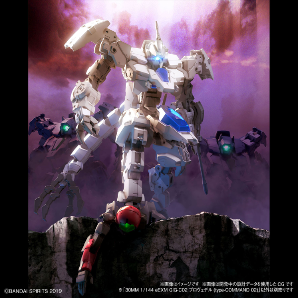 Gundam Express Australia Released in Japan (Month) 2024 Bandai 1/144 30MM eEXM GIG-C02 Provedel (Type-COMMAND 02) details