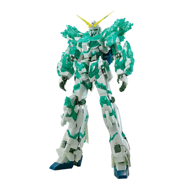 Gundam Express Australia Gundam Base Limited 1/100 MG Limited Unicorn Gundam (Crystal of Light) front view