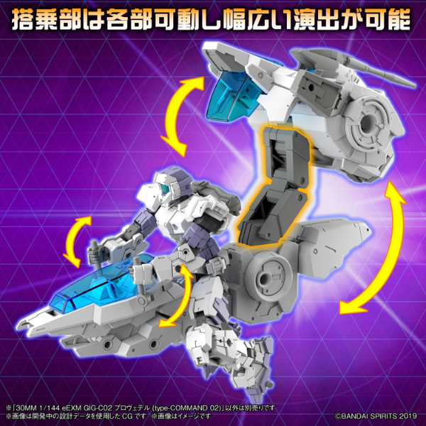 Gundam Express Australia Released in Japan (Month) 2024 Bandai 1/144 30MM eEXM GIG-C02 Provedel (Type-COMMAND 02) more information 4