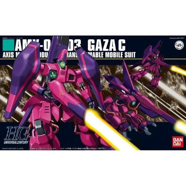 Bandai 1/144 HGUC AMX-003 GAZA-C package art