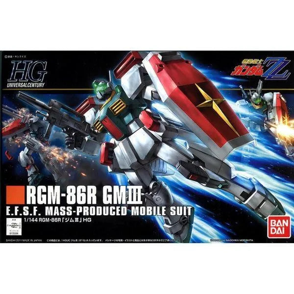 Bandai 1/144 HGUC GM III package artwork