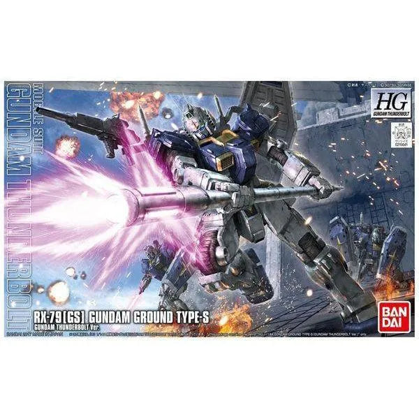 Bandai 1/144 HGGT Gundam Ground Type-S Gundam Thunderbolt Version package art