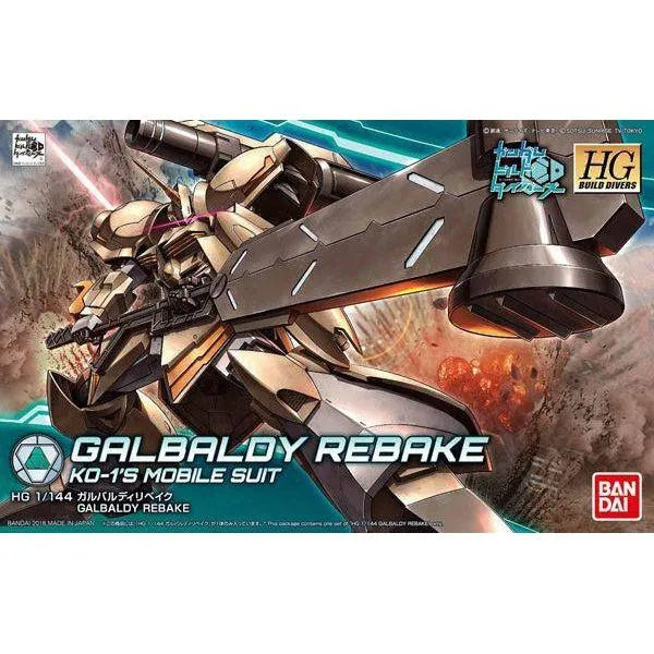 Bandai 1/144 HGBD Galbaldy Rebake package art