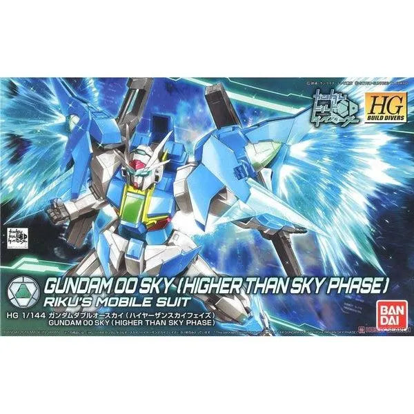 Bandai 1/144 HGBD Gundam 00 Sky (Higher Than Sky Phase) package art