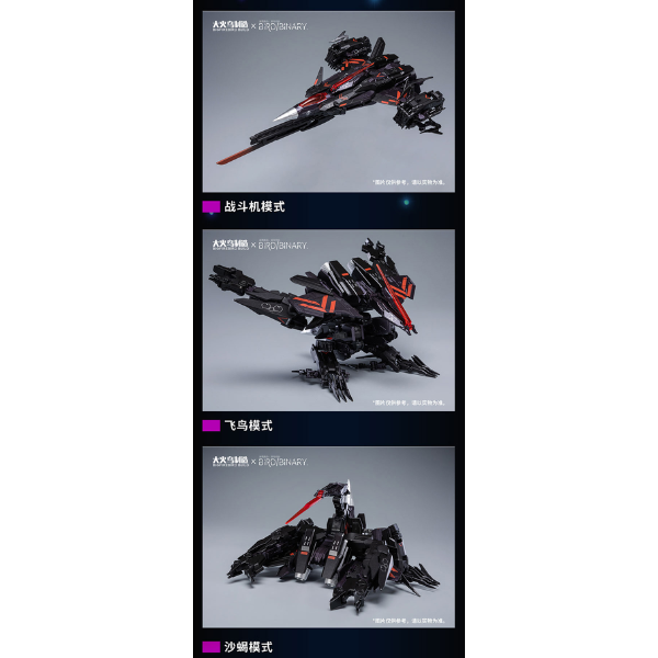 Gundam Express Australia BIGFIREBIRD BUILD BIRD/BINARY Phantom Kalavinka Alloy Action Figure more details 2