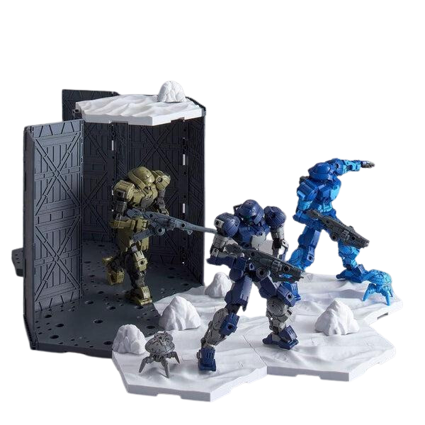 Gundam Express Australia Bandai 1/144 30MM Customise Scene Base (Snowfield Ver.) example use 3