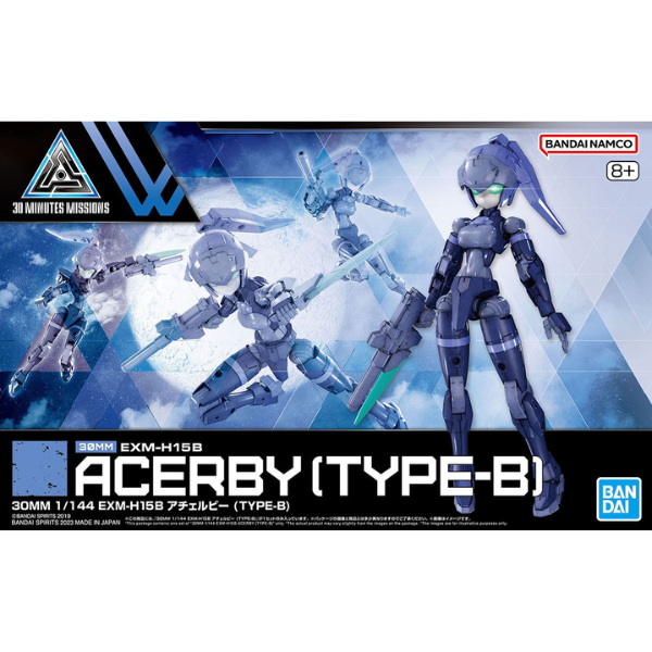 Gundam Express Australia Bandai 1/144 30MM EXM-H15B Acerby (Type-B) package artwork