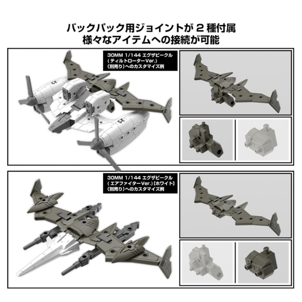 Gundam Express Australia Bandai 1/144 30MM bEXM 21 Verde Nova [Green] installation