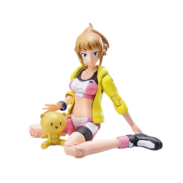 Gundam Express Australia Bandai 1/144 HGBF Try Fumino Hoshino sitting on the floor