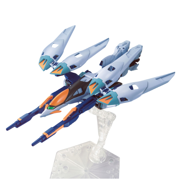 Gundam Express Australia Bandai 1/144 HG GB Wing Gundam Sky Zero transformed view on front