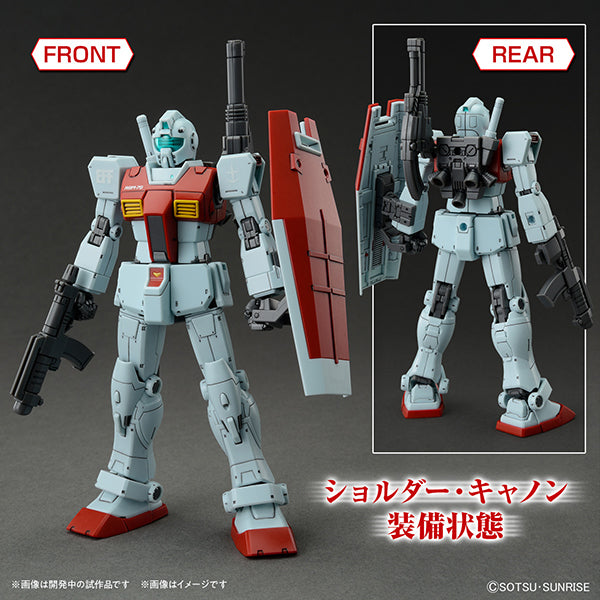 Gundam Express Australia Bandai 1/144 HG GM (Shoulder Cannon/ Missile Pod Equipment)  front and rear
