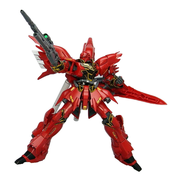 Gundam Express Australia Bandai 1/144 HGUC MSN-06S Gundam Sinanju action pose 