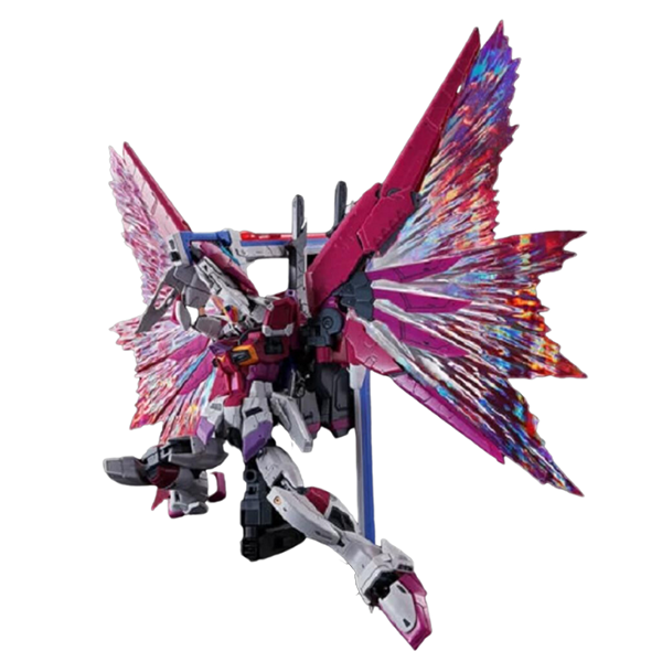 Gundam Express Australia Bandai 1/144 RG Destiny Impulse Gundam action pose with wings of light