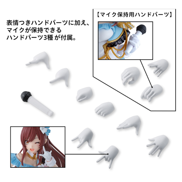 Gundam Express Australia Bandai 1144 NG 30MS Amana Osaki [the idolmaster] hand parts