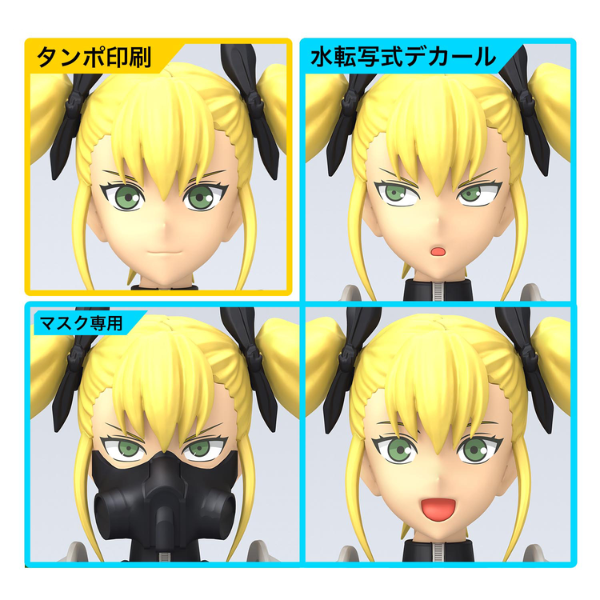 Gundam Express Australia Bandai Figure-Rise Standard Kikoru Shinomiya (Kaiju No. 8) facial expression