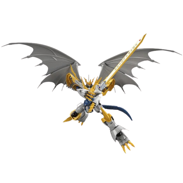 Gundam Express Australia Bandai Figure Rise Standard Amplified Imperialdramon (Paladin Mode)  action pose with sword