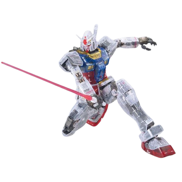 Gundam Express Australia Bandai MG 1/100 Gundam Base Limited RX-78-2 Gundam Ver 3.0 [Clear Colour] action pose 2