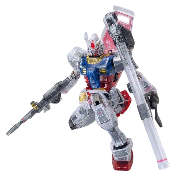 Gundam Express Australia Bandai MG 1/100 Gundam Base Limited RX-78-2 Gundam Ver 3.0 [Clear Colour] action pose 3