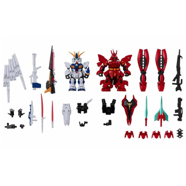 Gundam Express Australia Bandai Mobility Joint Gundam RX-93FF Nu Gundam & MSN-04FF Sazabi Set without Gum all parts and weapons