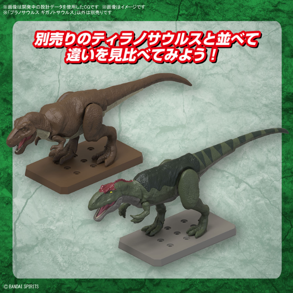 Gundam Express Australia Bandai Plannosaurus Giganotosaurus action poses