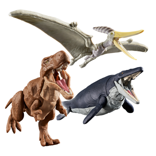 Gundam Express Australia Bandai Plannosaurus Land, Sea, and Air Dinosaur Set view on front
