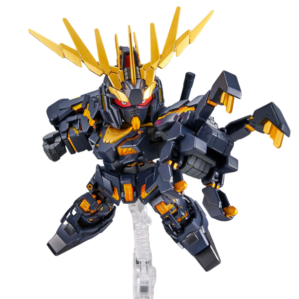 Gundam Express Australia Bandai SDCS Unicorn Gundam 2 Banshee (Destroy Mode) & Banshee Norn Parts Set action pose 3