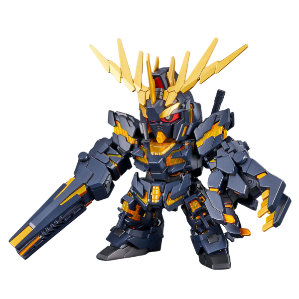 Gundam Express Australia Bandai SDCS Unicorn Gundam 2 Banshee (Destroy Mode) & Banshee Norn Parts Set view on front 2