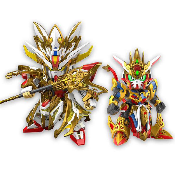 Gundam Express Australia Bandai SDW HEROES Goku Impulse Gundam & Sanzang Strike Freedom Gundam Set - both gundam and sanzang action pose