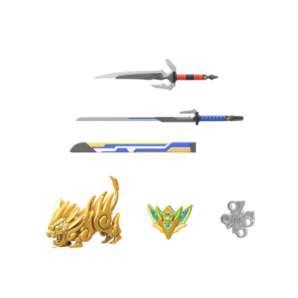 [Includes]:  Sword (x2 types) Sheath Interlocking parts (x1 set) Stickers included weapons