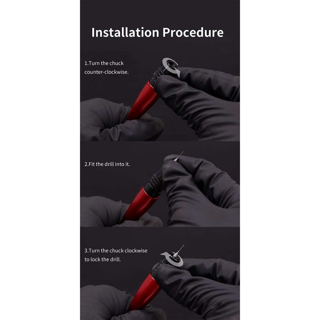 DSPIAE Alloy Chuck Hand Drill usage instructions