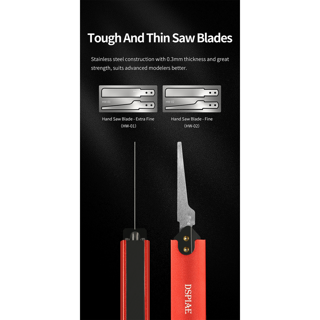 Gundam Express Australia Dspiae Aluminium Alloy Hand Saw saw blades are included