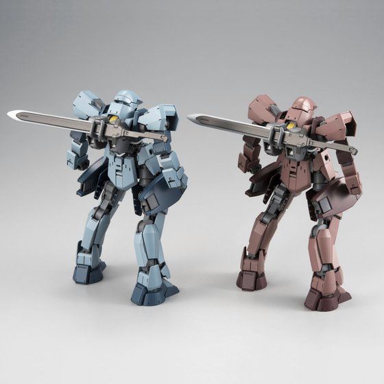 Gundam Express Australia P-Bandai HG 1/144 Graze Ground Type Twin Set rear view grey & red units