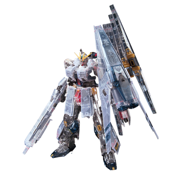 Gundam Express Australia Gundam Base Limited 1/144 RG Nu Gundam HWS front view