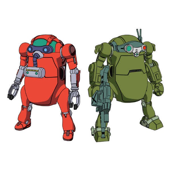 Gundam Express Australia Hasegawa 1/35 MechatroWeGo Votoms Collaboration Series Vol.1 Scope Dog & Kiriko view on front