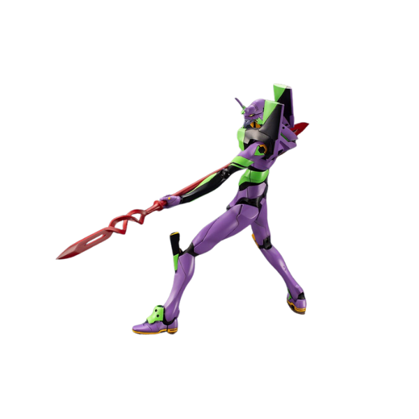 Gundam Express Australia Kotobukiya 1/400 Evangelion Unit-01 with Spear of Cassius (Reissue) action pose 2