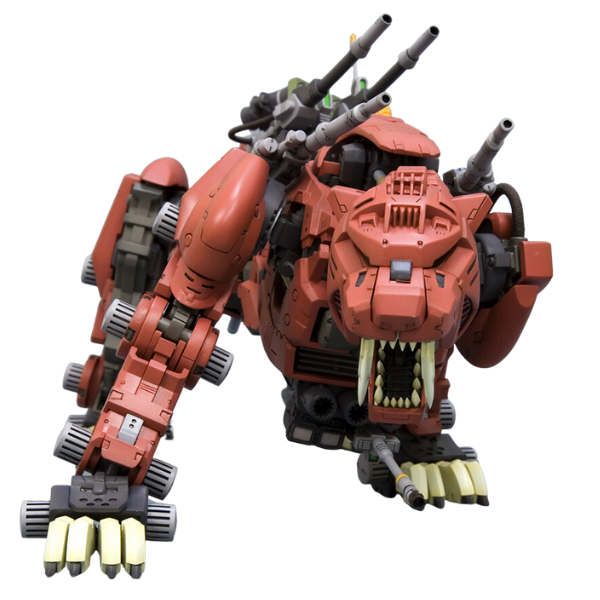 Kotobukiya 1/72 Zoids: EZ-016 Saber Tiger Marking Plus Ver. (Reissue) view on front 2