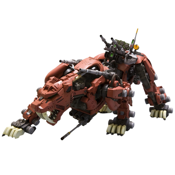 Kotobukiya 1/72 Zoids: EZ-016 Saber Tiger Marking Plus Ver. (Reissue) view on front 3