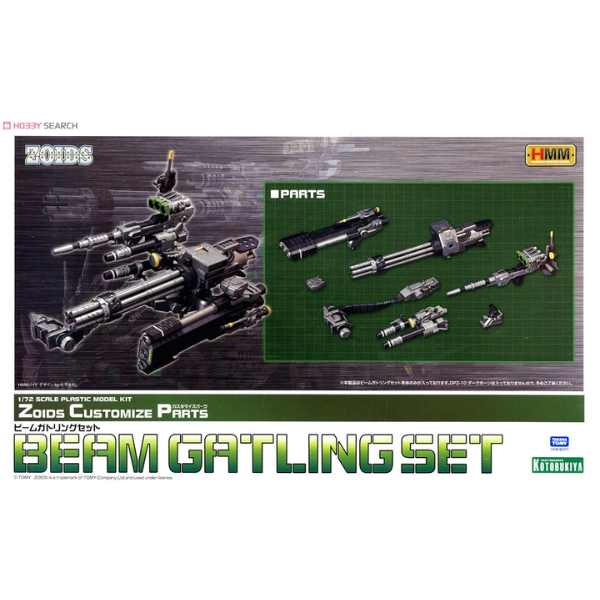 Gundam Express Australia Kotobukiya 1/72 Zoids HMM Beam Gatling Set package artwork