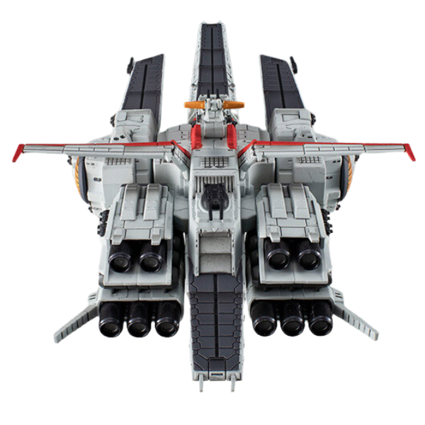 Gundam Express Australia MegaHouse Cosmo Fleet Special Mobile Suit Gundam UC Nahel Argama (Renewal) view on top back