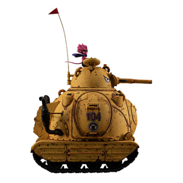Gundam Express Australia MegaHouse VA PIECE SAND LAND Sandland Royal Army Tank Corps No. 104 view on front view on side
