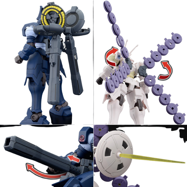 Gundam Express Australia P-Bandai 1/144 HG Vayeate Suivant & Mercurius Suivant detail focus