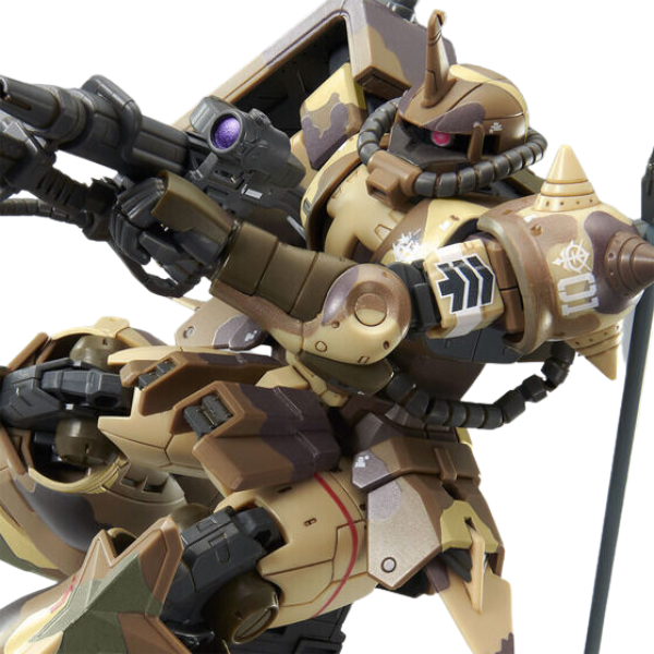 Gundam Express Australia P-Bandai 1/144 HG Zaku High Mobility Surface Type (EGBA) focus action pose