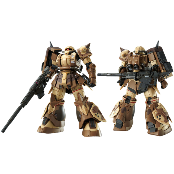 Gundam Express Australia P-Bandai 1/144 HG Zaku High Mobility Surface Type [Wald Ren Custom] view on back and front