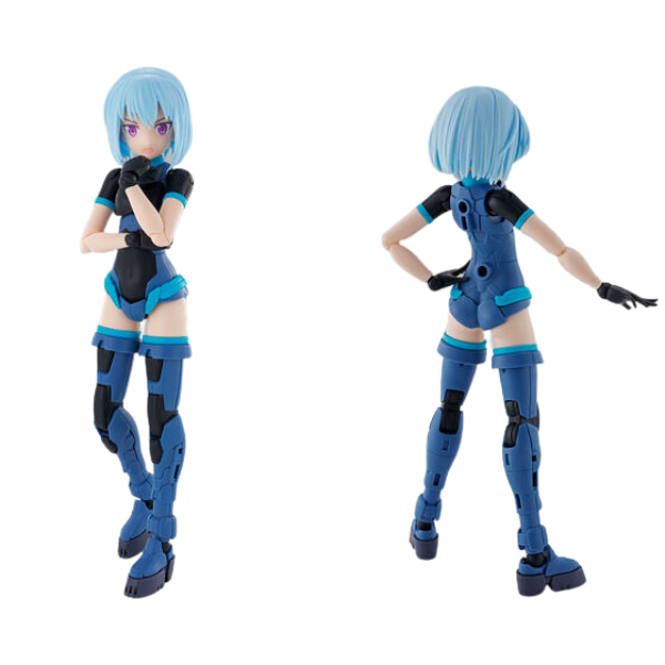 Gundam Express Australia P-Bandai 30MS SIS-Ac65n POWERARI=PALYTON (GRAVE FORM) back and front view