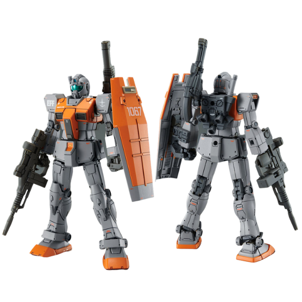 Gundam Express Australia P-Bandai HG 1/144 GM [MOROCCAN FRONT TYPE] back and front view