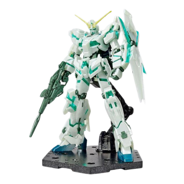 Gundam Express Australia P-Bandai HG 1/144 Gundam Base Limited Unicorn Gundam [Luminous Crystal Body] action pose