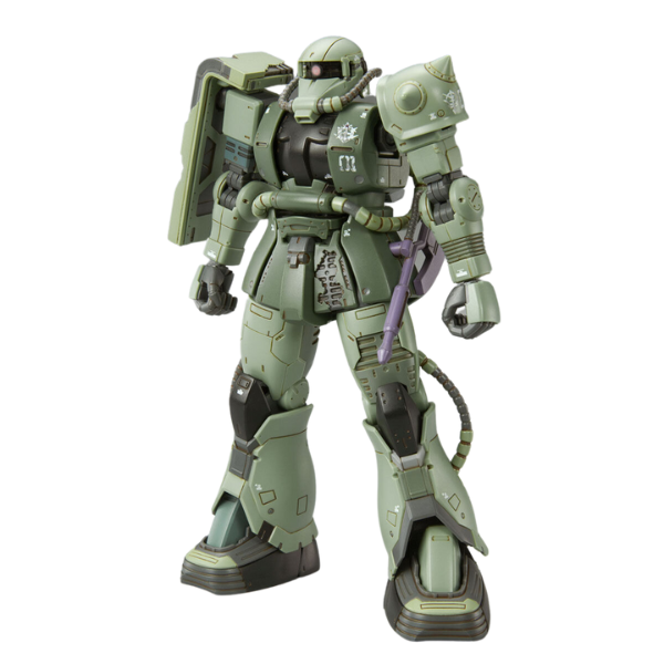 Gundam Express Australia P-Bandai HG 1/144 MS-06F CUCURUZ DOAN’S ZAKU view on front