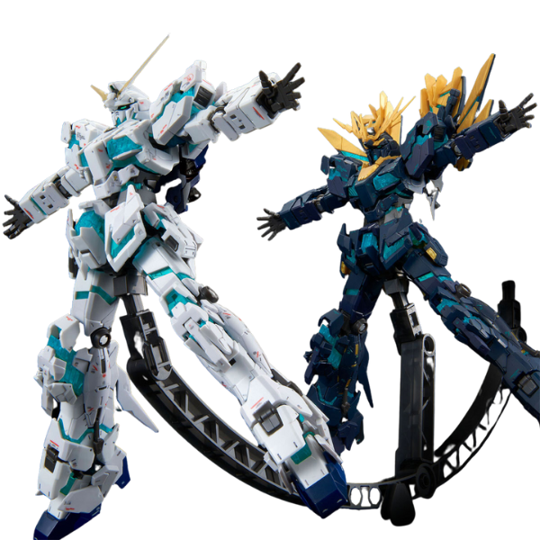 P-Bandai RG 1/144 UNICORN GUNDAM 02 BANSHEE NORN (FINAL BATTLE Ver.) unique display with unicorn gundam not included