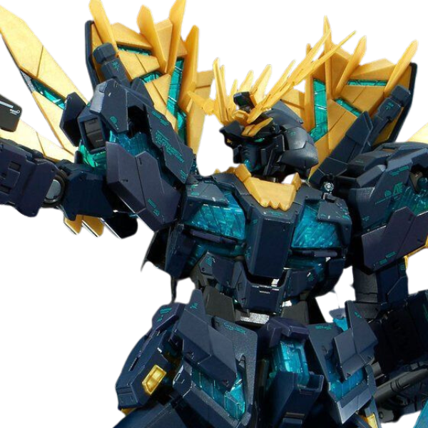 P-Bandai RG 1/144 UNICORN GUNDAM 02 BANSHEE NORN (FINAL BATTLE Ver.) close up