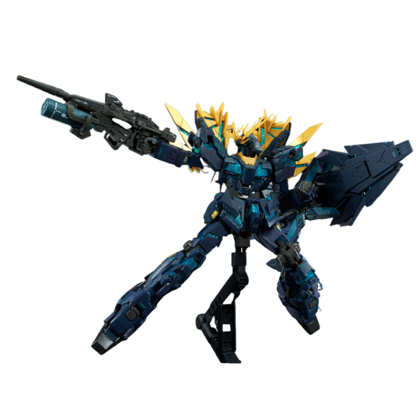 P-Bandai RG 1/144 UNICORN GUNDAM 02 BANSHEE NORN (FINAL BATTLE Ver.) action pose